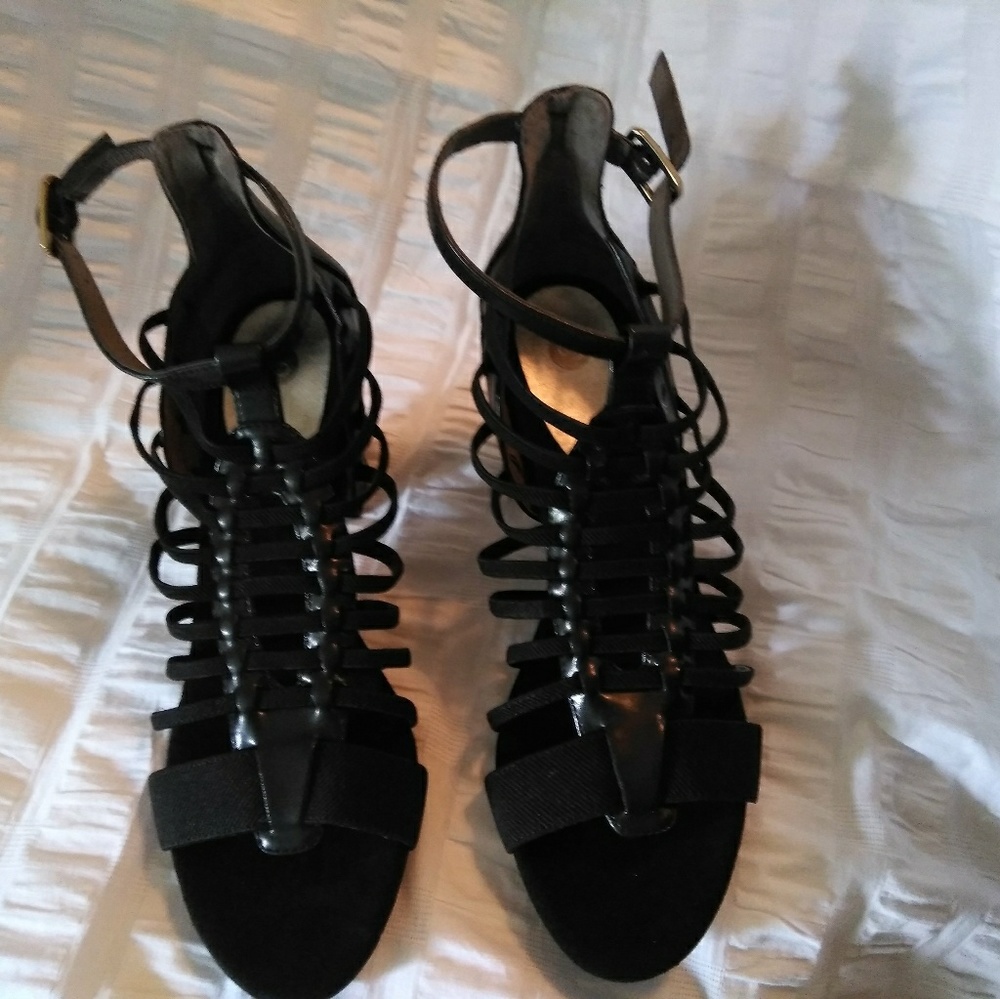 Dress barn cage sandals, size 8